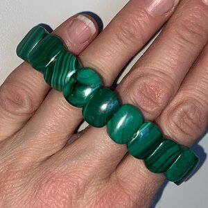 Elegant Green Stone Bracelet
